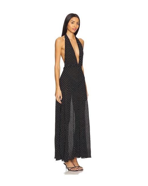 Lioness Black District Maxi Dress