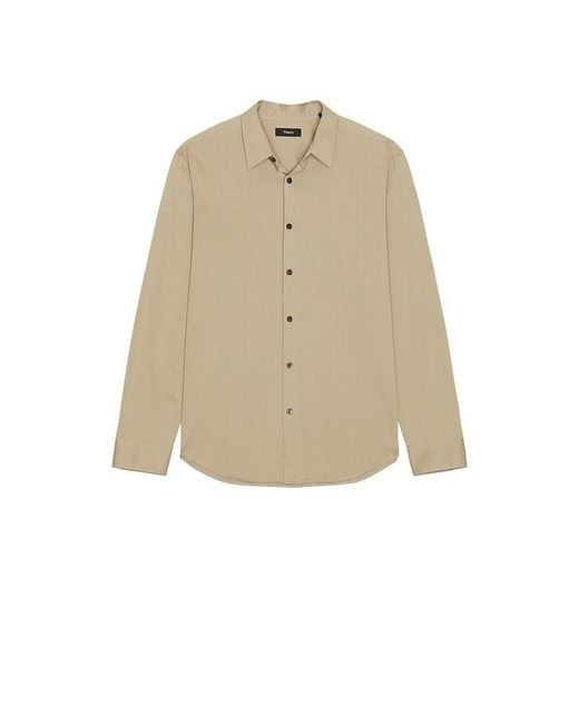 Theory Natural Sylvain Structure Knit Shirt for men
