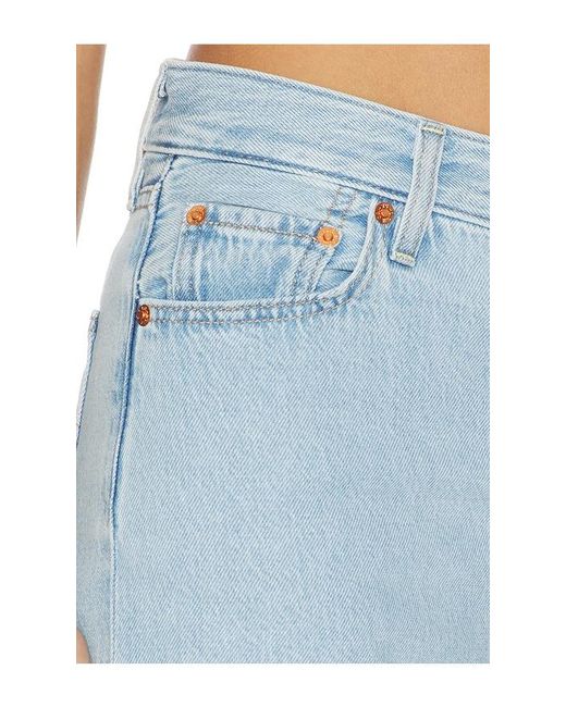 Levi's Blue Ribcage Wide Leg