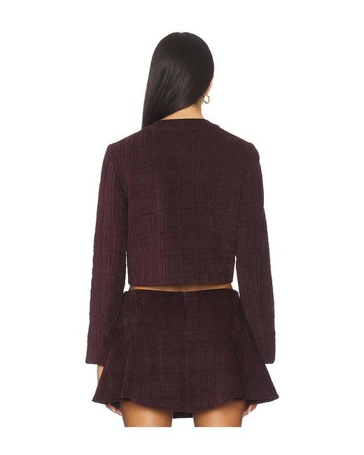 Amanda Uprichard Purple Braswell Jacket