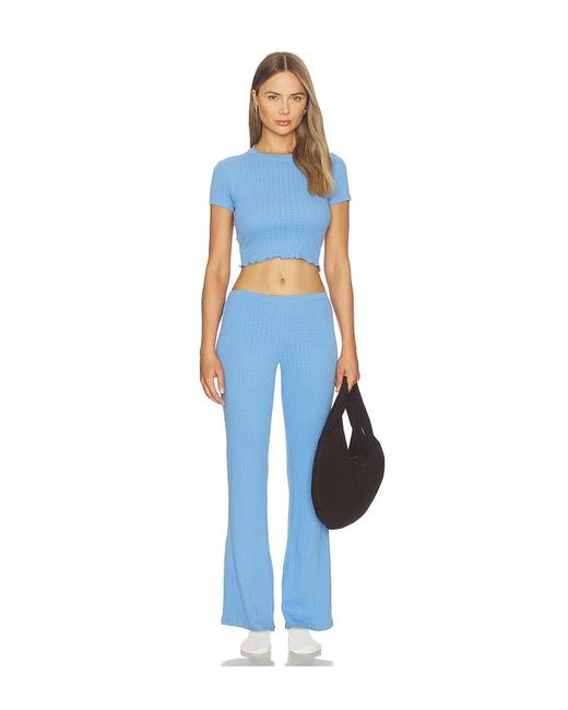 WellBeing + BeingWell Blue Auryn Tee
