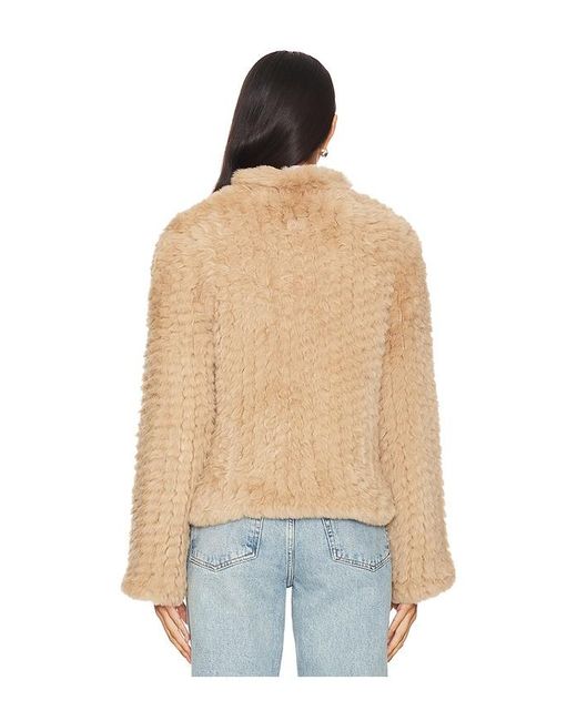 Heartloom Blue Keris Faux Fur Jacket