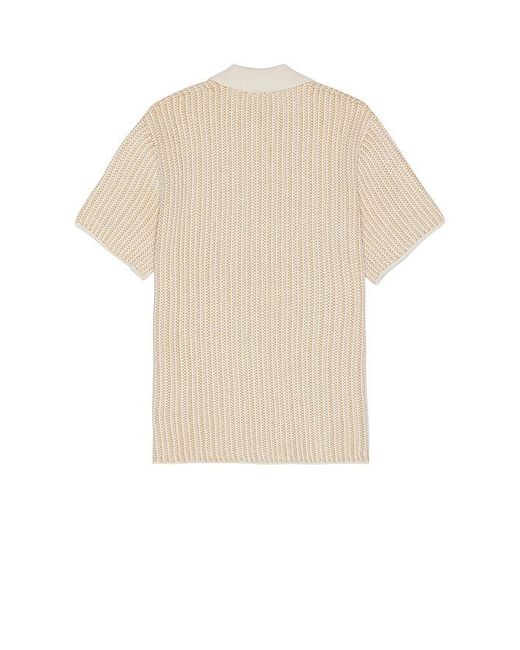 Les Deux Natural Easton Knitted Shirt for men