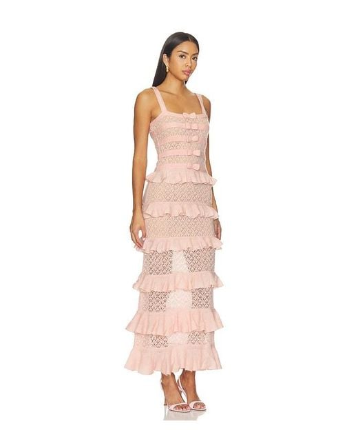 LoveShackFancy White Hannelore Dress