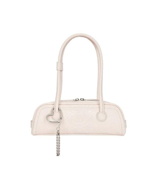 MARGE SHERWOOD White Soft Boston East West Mini Shoulder Bag