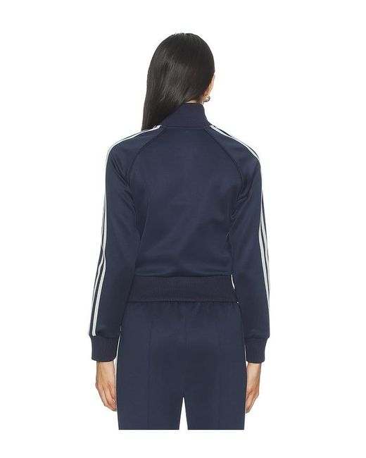 WellBeing + BeingWell Blue The Track Jacket