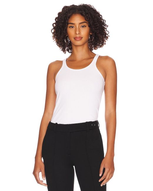 anine bing white tank