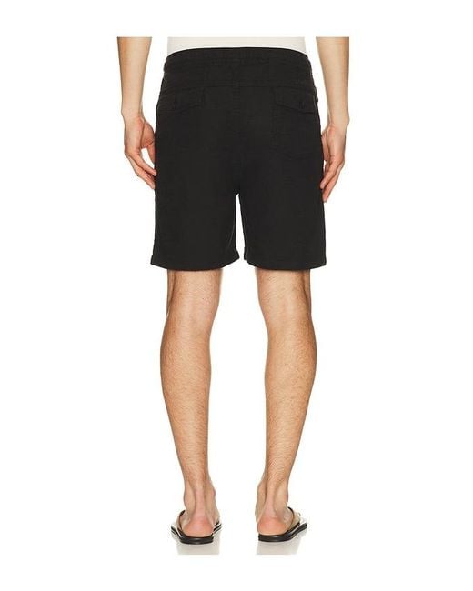 Critical Slide Black Cruiser Linen Walkshort for men