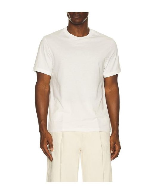 FRAME Natural Light Cotton Tee for men