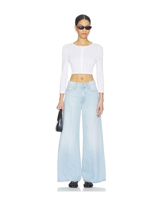 Mother Blue The Ditcher Roller Zip Skimp Jeans