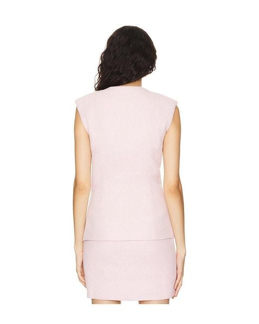 Amanda Uprichard Pink X Revolve Hughes Vest