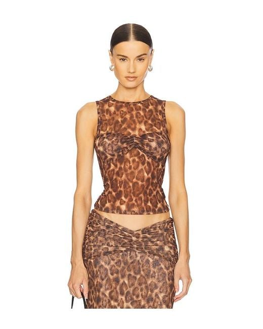 LOBA Orange Macarena Top