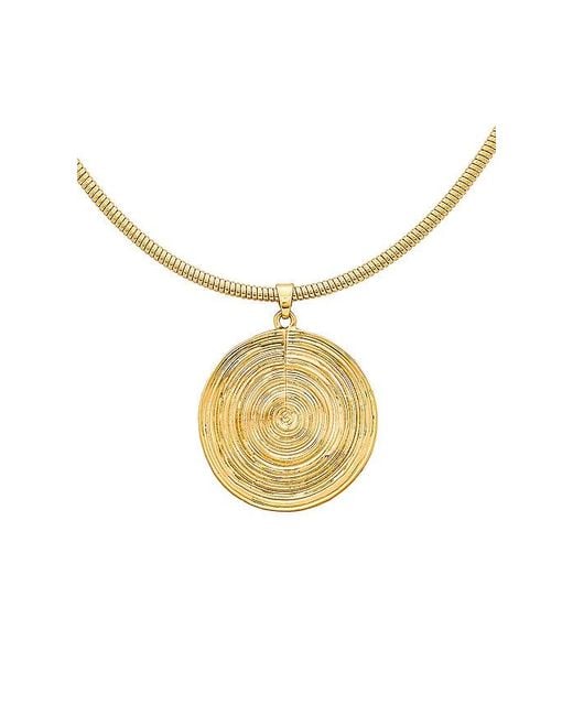 Ettika Metallic Statement Disc Choker