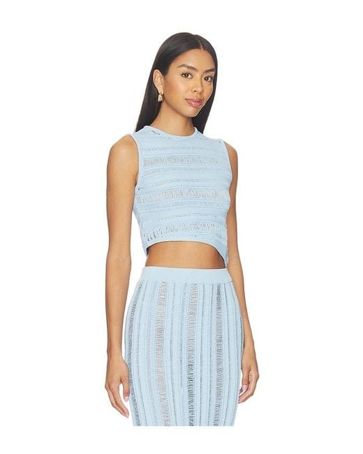 NonChalant Label Blue Jasmine Crop