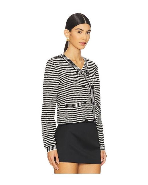 FRAME Black Court Cardigan