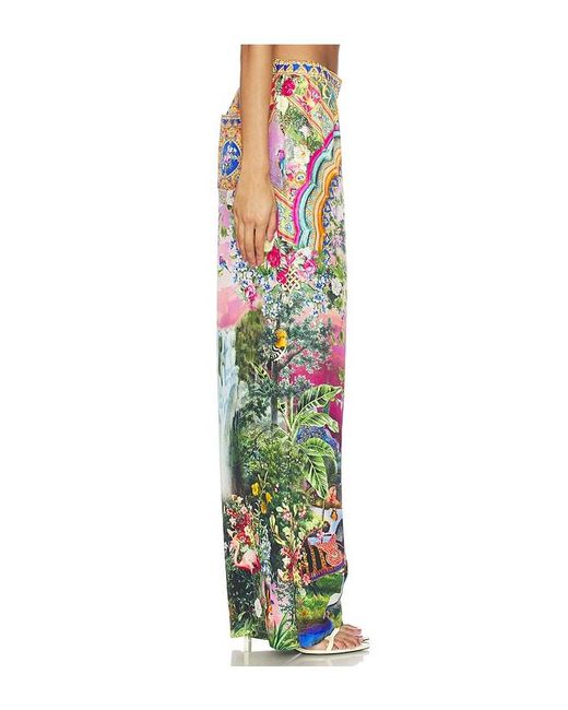 Camilla White Button Front Lounge Pant