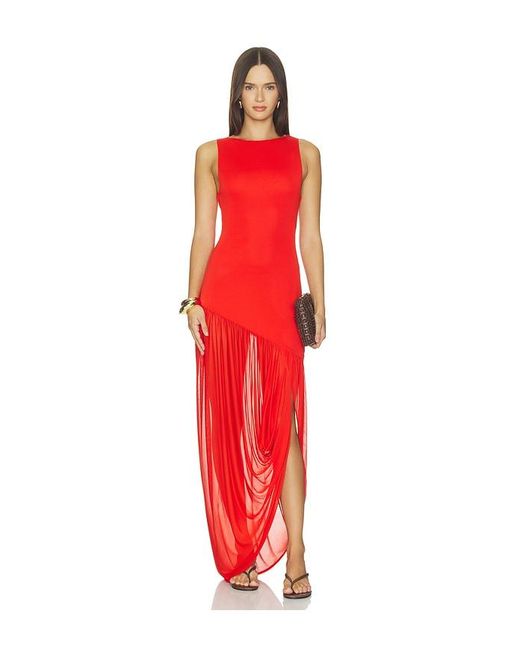 SRG Red Henry Maxi Dress