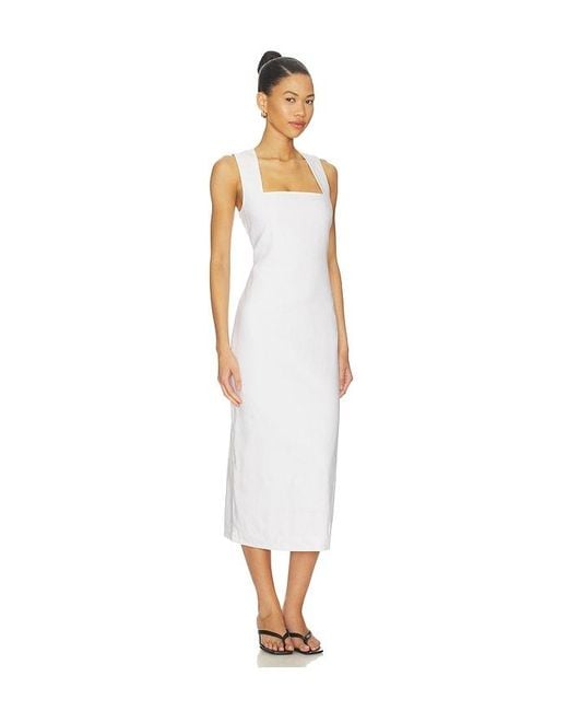 FAVORITE DAUGHTER White The Perfect Opportunity Linen Dress