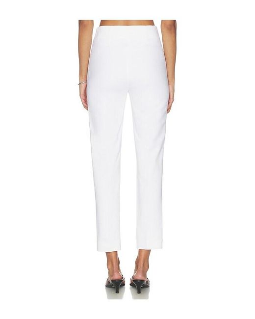Rohe White Cigarette Leg Trousers