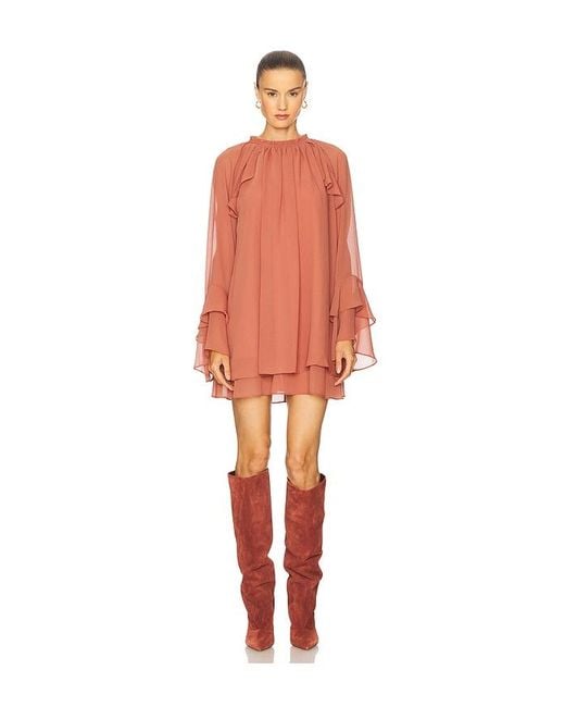 Steve Madden Orange Sofina Dress