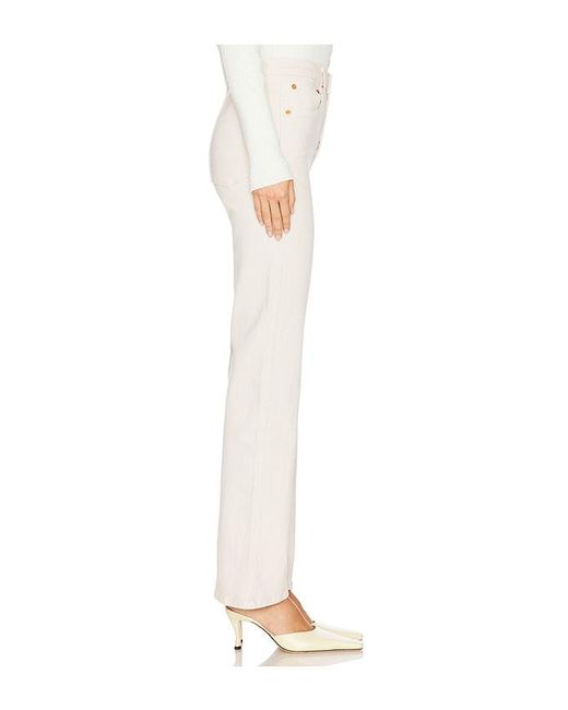 Re/done White 90S High Rise Loose Jeans