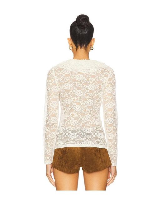Steve Madden Natural Elvie Top