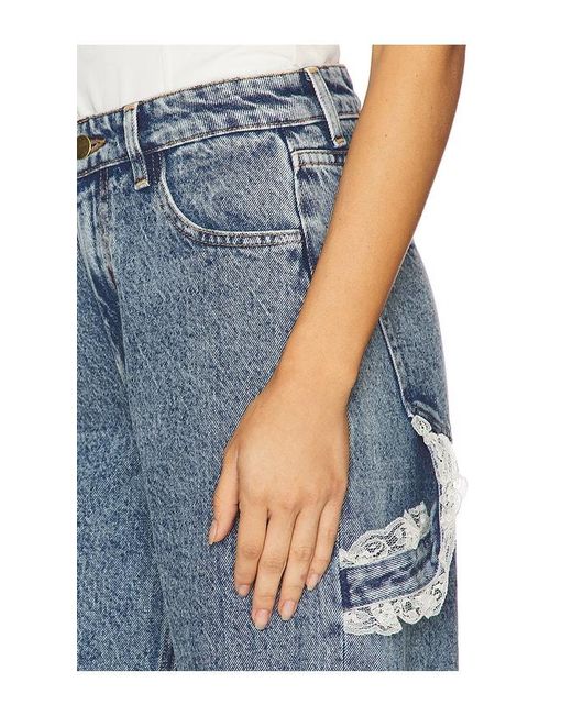 Tanner Fletcher Blue Sid Lace Loop Jean