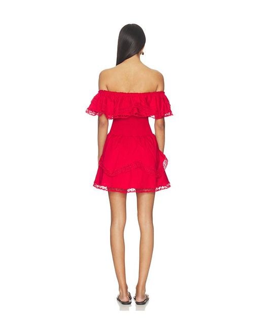 Peixoto Red Wyatt Mini Dress
