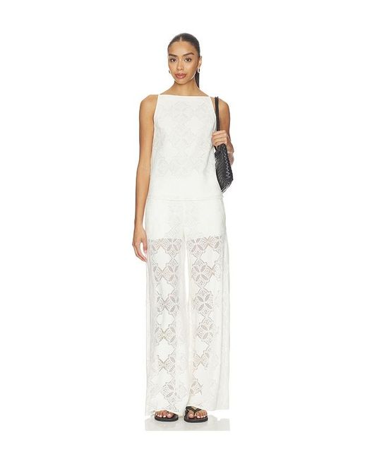 MISA Los Angles White Prisha Top
