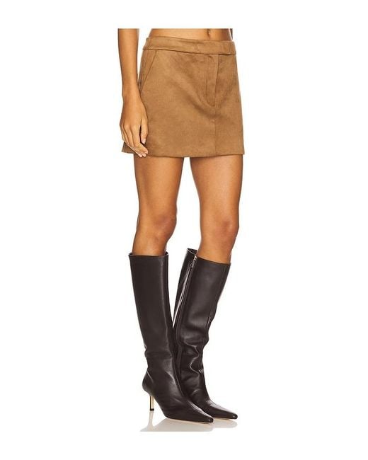 House of Harlow 1960 Multicolor X Revolve Della Faux Suede Mini Skirt