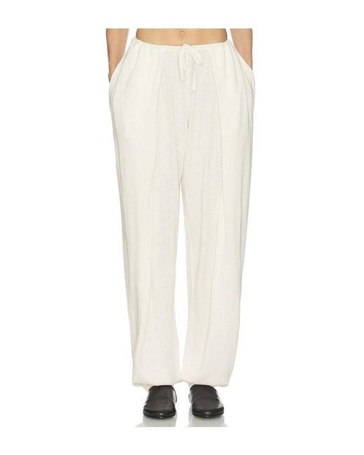 Helsa White Dalisay Knit Pant
