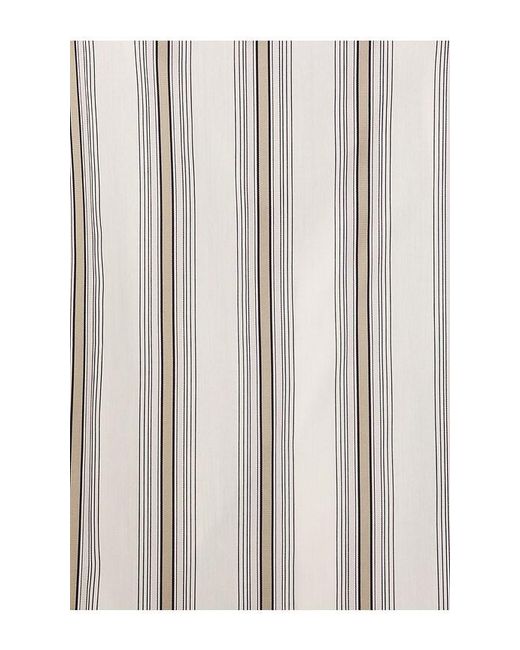 Won Hundred White Maza Stripe Shirt for men