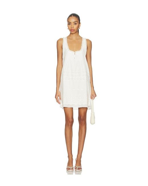 Spell White Maiden Lace Mini Dress