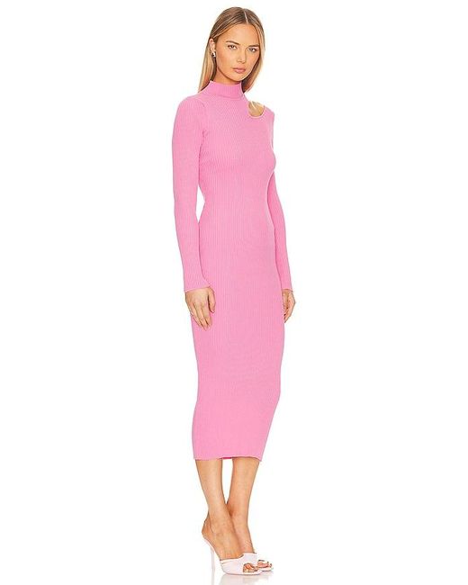 Bardot Pink Ainsley Midi Dress