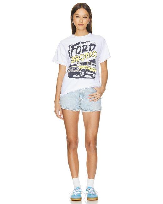 Junk Food Ford Bronco Tシャツ White