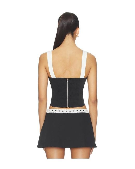 BY.DYLN Black Juliette Top