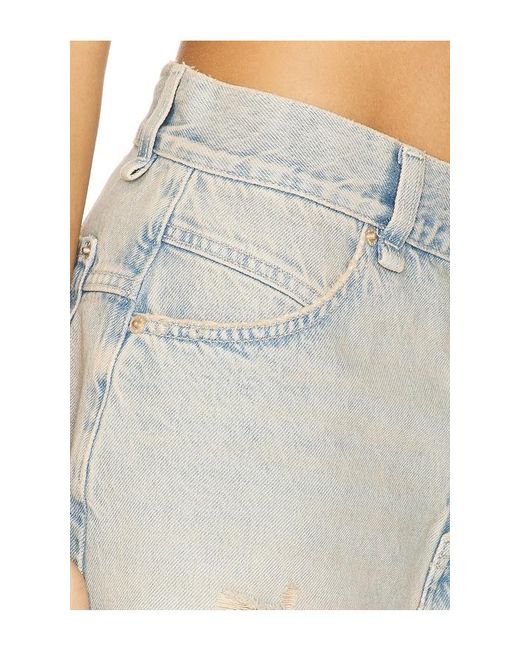 Free People Blue X We The Free Now Or Never Denim Short