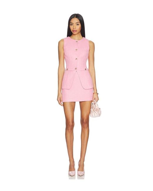 MORE TO COME Pink Francesca Mini Skirt