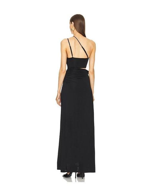 Michael Costello Black X Revolve Trista Gown