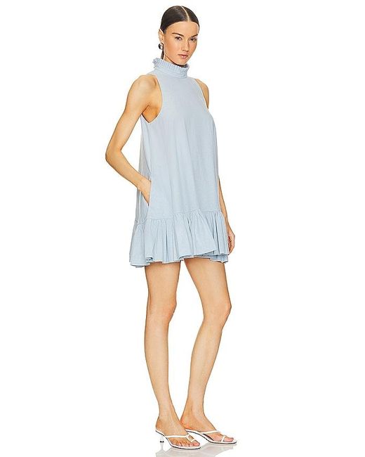 Azeeza Blue Alcott Mini Dress