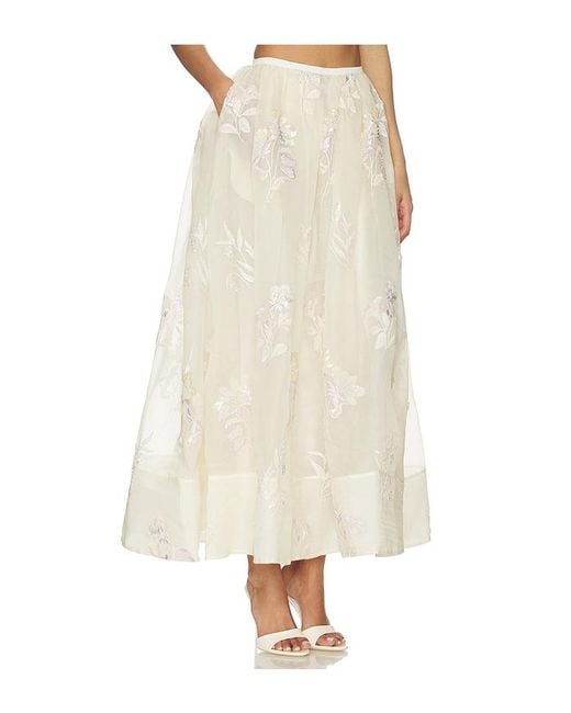 SAU LEE Natural Valentina Skirt