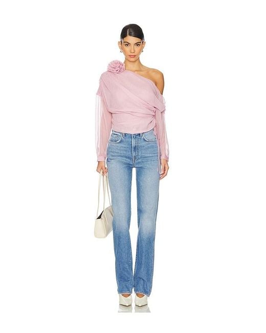 Lovers + Friends Pink Asha Top