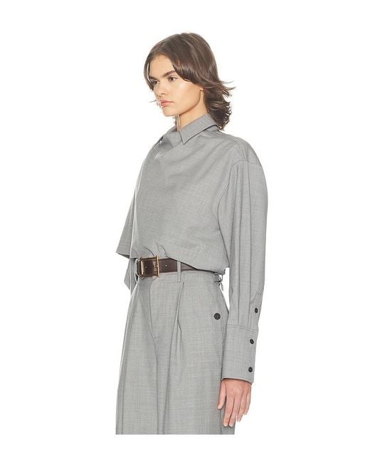 Helsa Gray The Left Bank Layered Shirt
