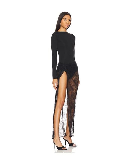Lovers + Friends Black Allegre Maxi Dress