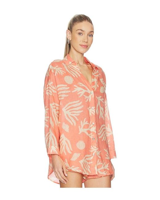 LSPACE Orange Rio Tunic