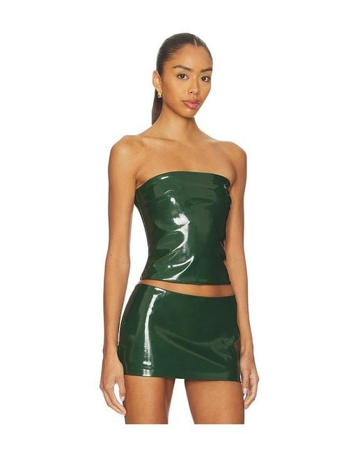 CULTNAKED Green Killa Strapless Top