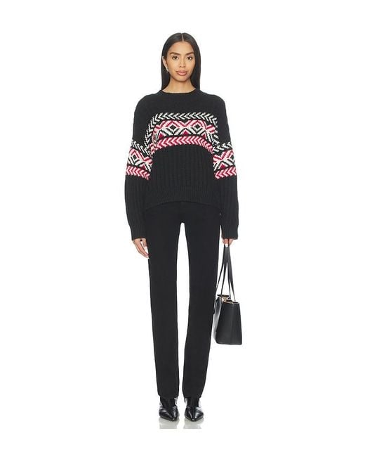 Sanctuary Black Intarsia Sweater