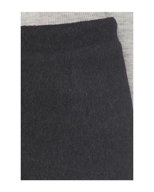 SER.O.YA Black Usha Wool Skirt