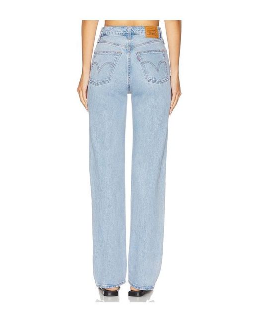 Levi's Blue Ribcage Full Length Jeans