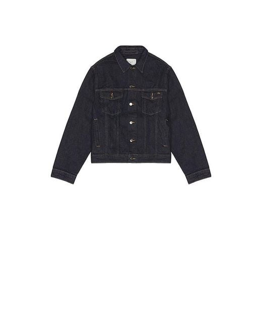 Percival Blue Western Trucker Jacket for men